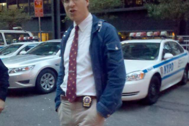 The so-called "Hipster Cop," earlier this week